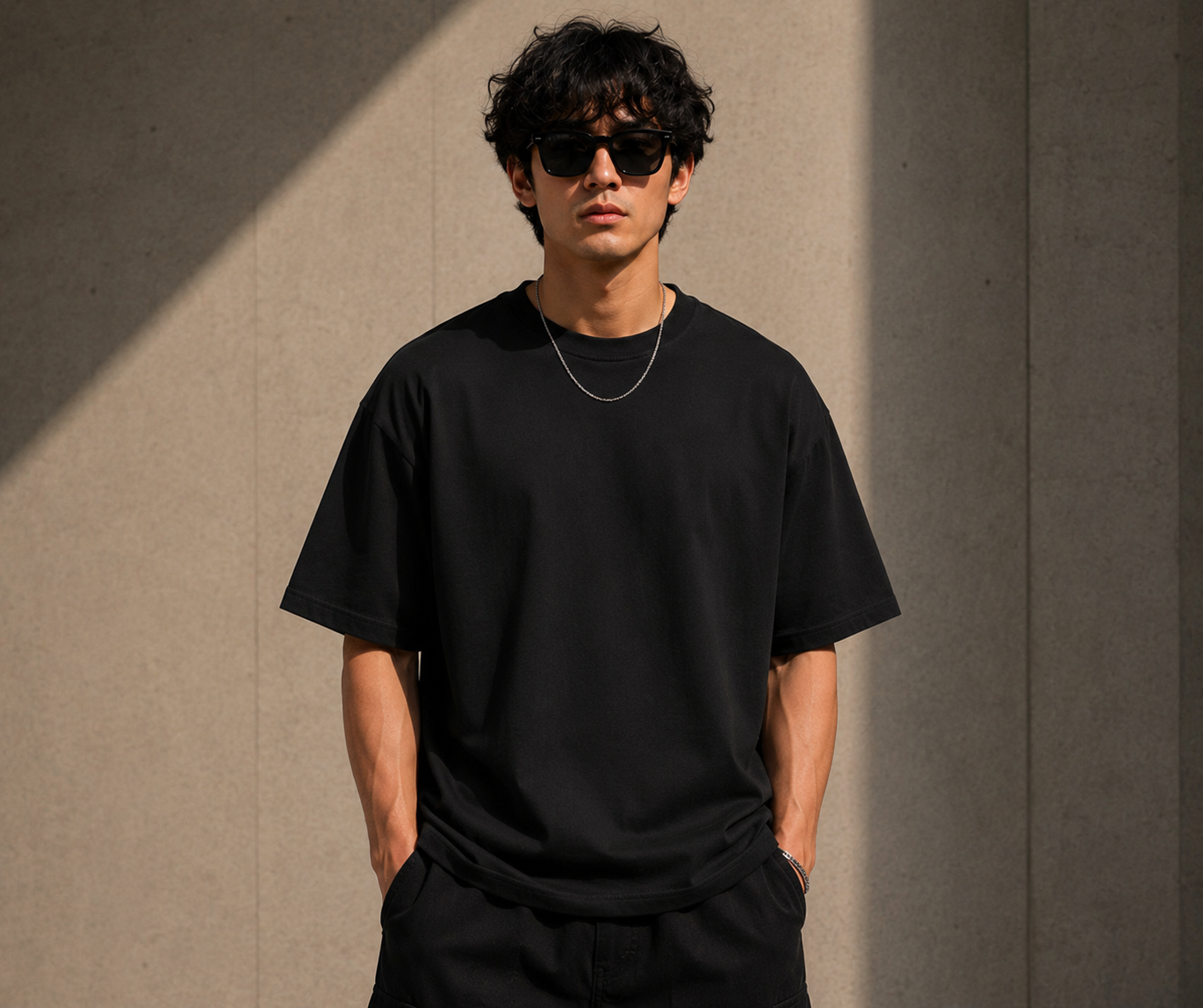Velar Niora Premium Oversized Black T shirt